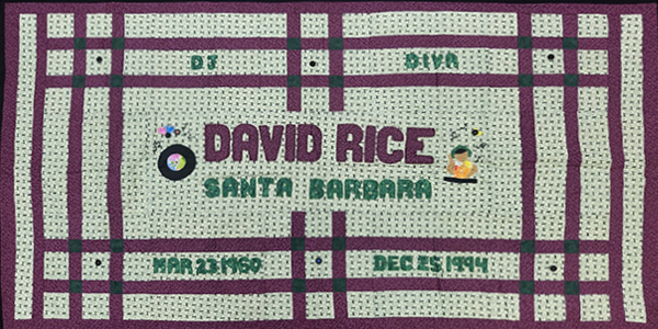 David Rice quilt